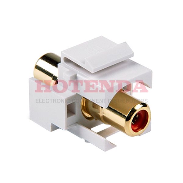 RCAINSERTR-W - INSERT RCA JACK COUPLER