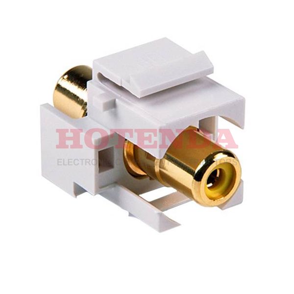 RCAINSERTY-W - INSERT RCA JACK COUPLER