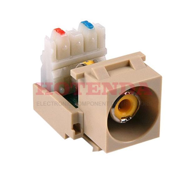 RCAY110-I - INSERT RCA JACK TO IDC CONN