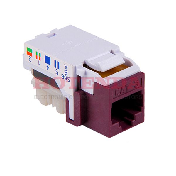 RJ11FC3-VIO - INSERT 6P6C JACK TO IDC CONN