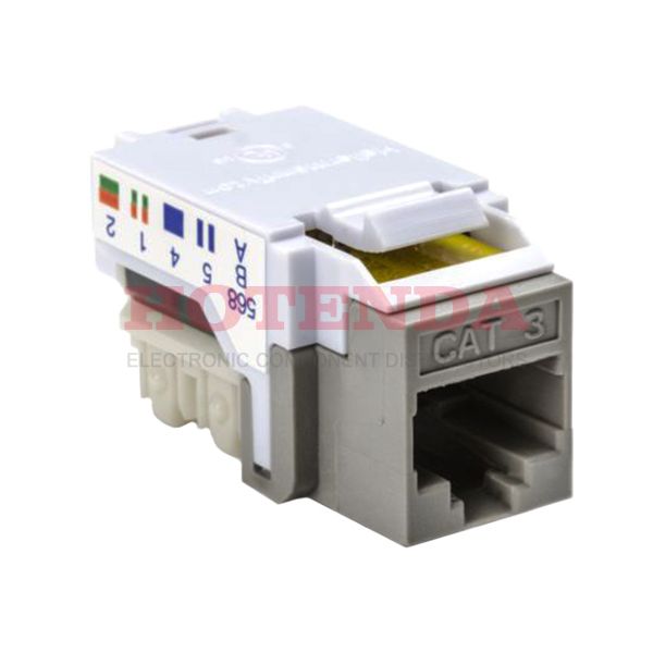 RJ45FC3-GRY - INSERT RJ45 JACK TO IDC CONN