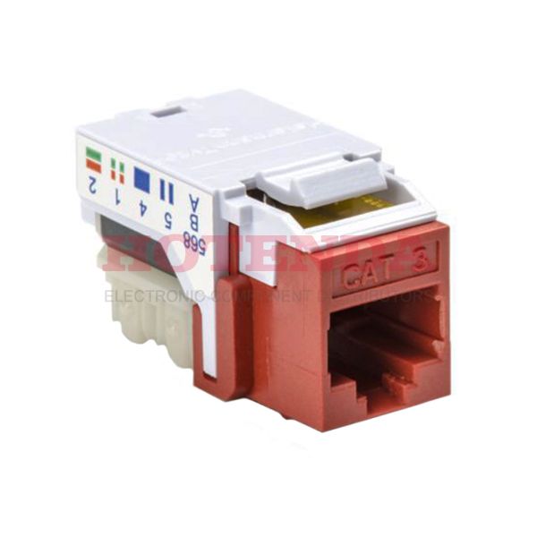RJ45FC3-RED - INSERT RJ45 JACK TO IDC CONN