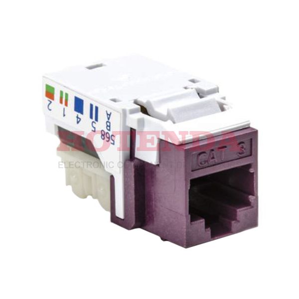 RJ45FC3-VIO - INSERT RJ45 JACK TO IDC CONN