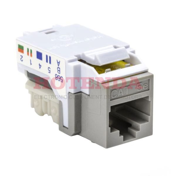 RJ45FC5E-GRY - INSERT RJ45 JACK TO IDC CONN