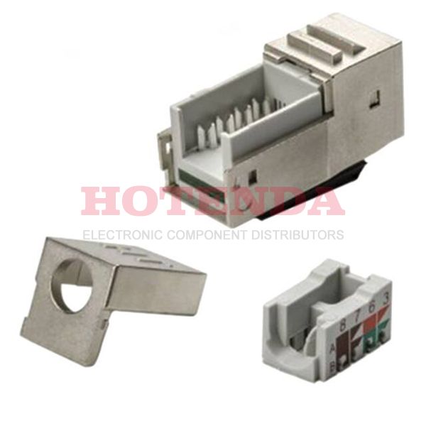 RJ45FC6AS12 - INSERT RJ45 JACK TO IDC CON BULK
