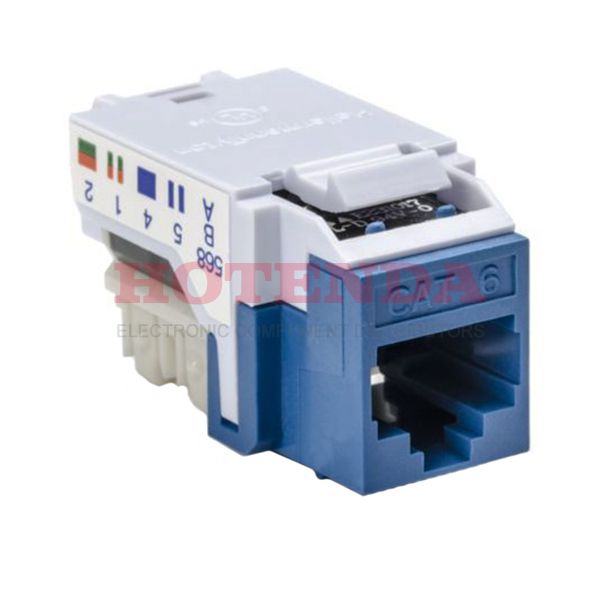 RJ45FC6B-BLU - INSERT RJ45 JACK TO IDC 50/BX