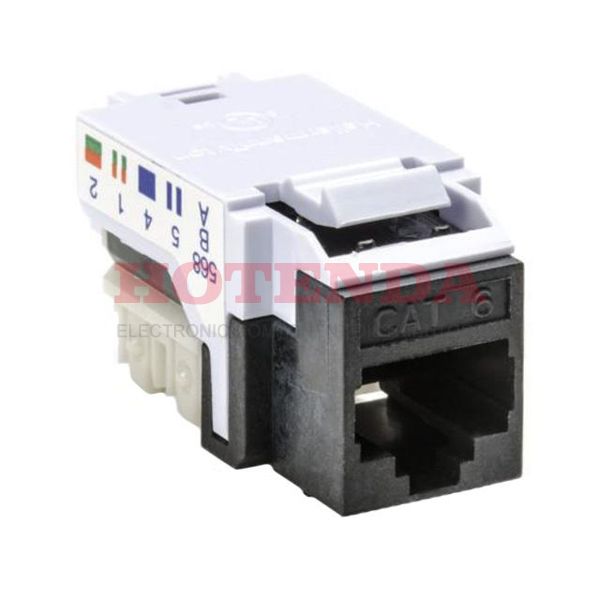 RJ45FC6-BLK - INSERT RJ45 JACK TO IDC CONN