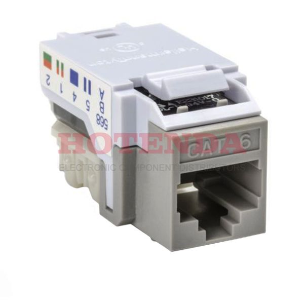 RJ45FC6-GRY - INSERT RJ45 JACK TO IDC CONN