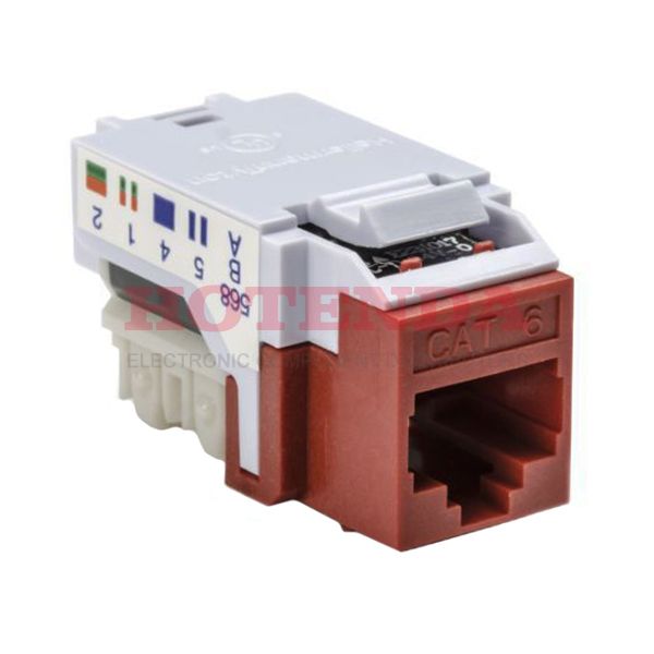 RJ45FC6-RED - INSERT RJ45 JACK TO IDC CONN