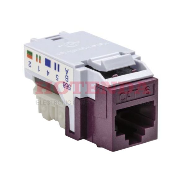 RJ45FC6-VIO - INSERT RJ45 JACK TO IDC CONN