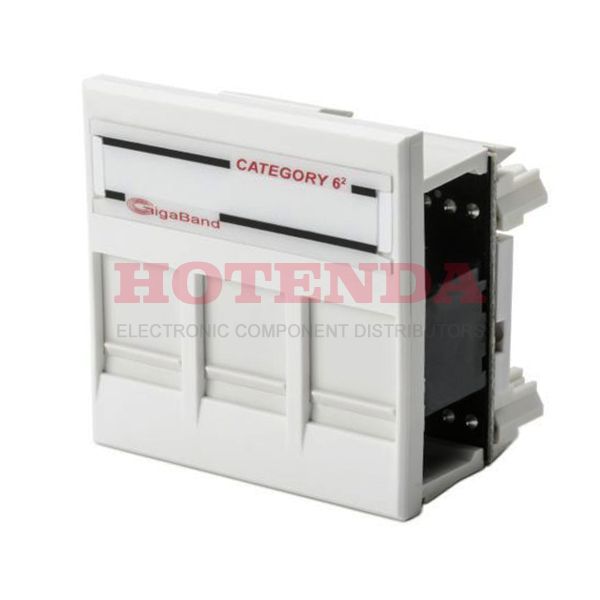 RJ45S3C6-FW - INSERT RJ45 JACK TRIPLE TO IDC