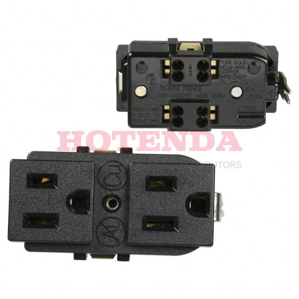 740W-C-01 - PWR ENT RCPT NEMA5-15 BOX SCREW