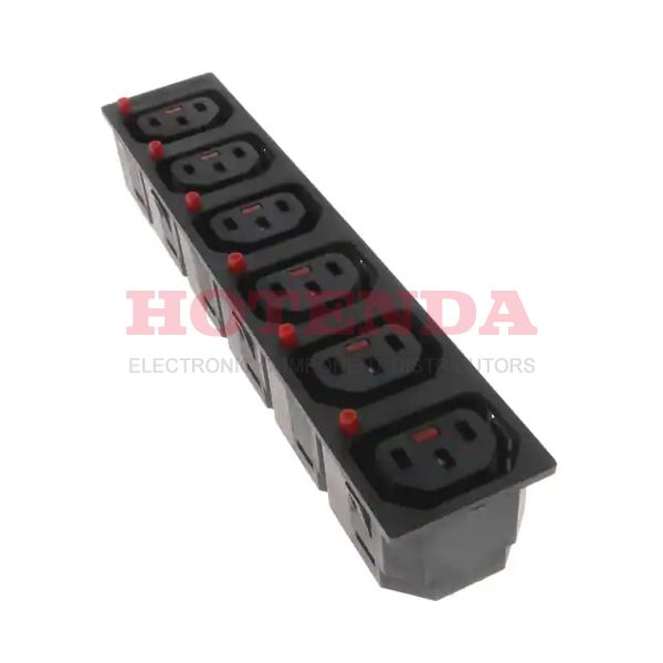 C13-6 TIER-LOCKING OUTLET