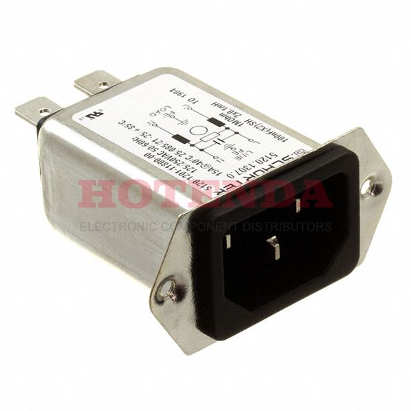 5120.1307.0 - PWR ENT RCPT IEC320-C14 PANEL QC