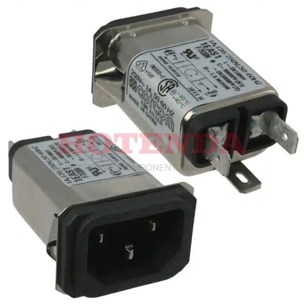 1EAS1 - PWR ENT RCPT IEC320-C14 PANEL QC