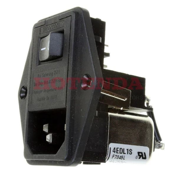 4EDL1SC - PWR ENT MOD RCPT IEC320-C14 PNL