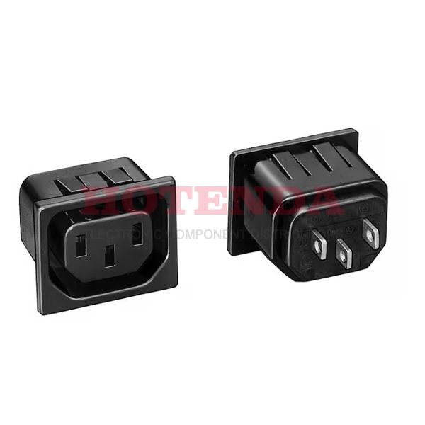 EAC405040 - PWR ENT RCPT IEC320-2-2F PNL QC