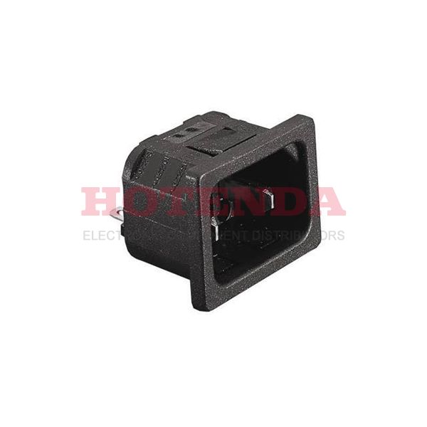 PX0691/10/28 - AC Power Entry Modules SNAP-FIT 1MM PANEL 2.8MM SOL TAB