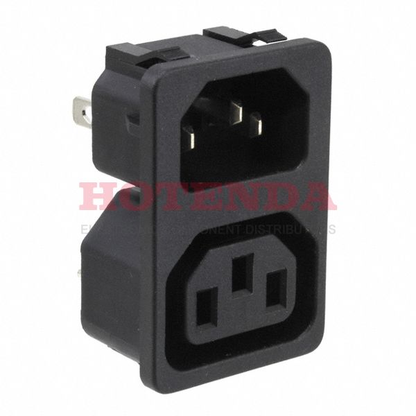 4300.0303 - SCHURTER 4300.0303 CONNECTOR, IEC POWER ENTRY, 10A