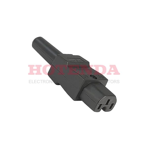 4310.0030 - Cable device socket C15 straight grey, 4310.0030, Schurter