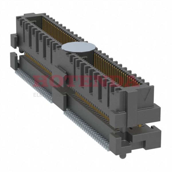 QMS-052-09.75-SL-D-A-K-TR - Header, Outer Shroud Contacts Tape &amp; Reel (TR) 2 Rows 0.025 0.64mm Surface Mount 104 Positions Power Q2™ QMS Gold Solder Bronze