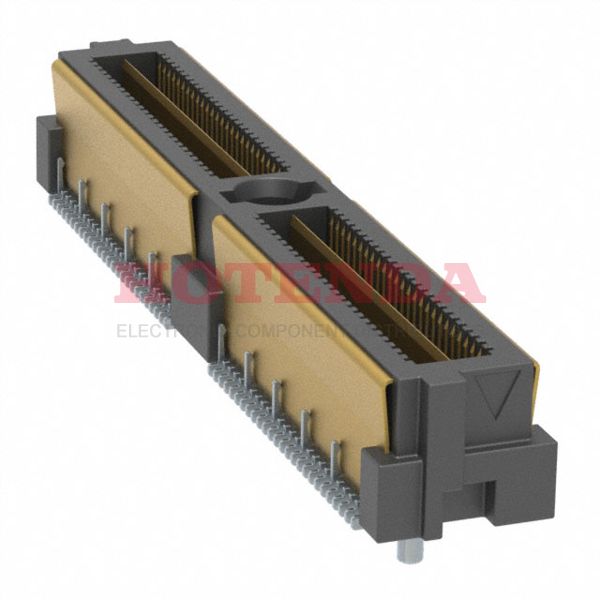 QMSS-052-01-L-D-EM2-PC8 - Header, Outer Shroud Contacts Tray 2 Rows 0.025 0.64mm Surface Mount 104 Positions Q2™ QMSS Gold Solder PHOSPHOR BRONZE