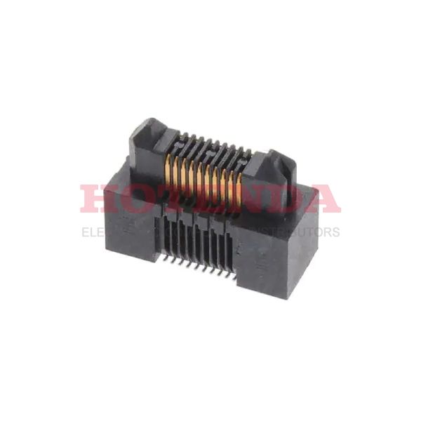 ERM5-010-04.0-L-DV-TR - Header, Outer Shroud Contacts Tape &amp; Reel (TR) 2 Rows 0.020 0.50mm Surface Mount 20 Positions Edge Rate™ ERM5 Gold SMD/SMT Bronze, Copper