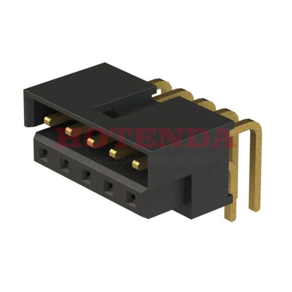LS2-105-01-F-D-RA2 - SAMTEC - LS2-105-01-F-D-RA2 - Board-To-Board Connector, 2 mm, 10 Contacts, Receptacle, LS2 Series, Solder, 2 Rows