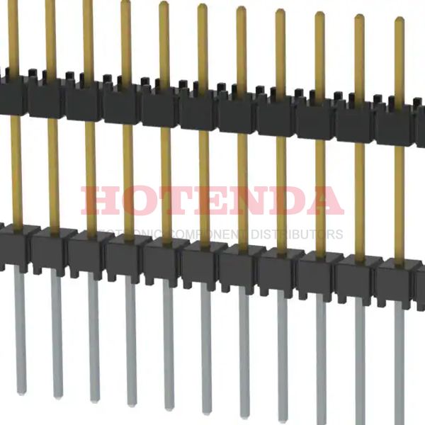 EW-20-12-L-S-500 - Flex Stack, EW Series GENERAL PURPOSE BOARD STACKING CONNECTOR 1 Rows Solder 0.100 2.54mm Bulk Through Hole 20 Positions Black