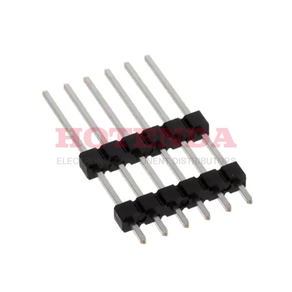 75970-305-06LF - BERGSTIK®, MezzSelect™, Basics+ Series GENERAL PURPOSE BOARD STACKING CONNECTOR 1 Rows Solder 0.100 2.54mm Bulk Through Hole 6 Positions Black