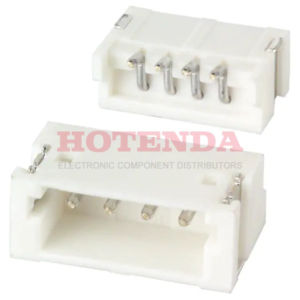 S4B-ZR-SM4A-TF(LF)(SN) - CONN HEADER SMD R/A 4POS 1.5MM