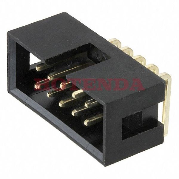 3020-10-0200-00 - CONN HEADER R/A 10POS 2.54MM