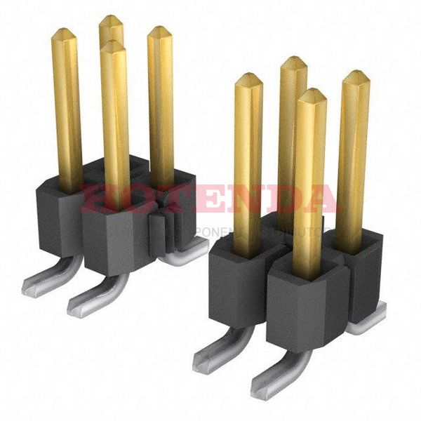 TSM-106-01-L-DV-TR - Conn Unshrouded Header HDR 12 POS 2.54mm Solder ST SMD Automotive T/R