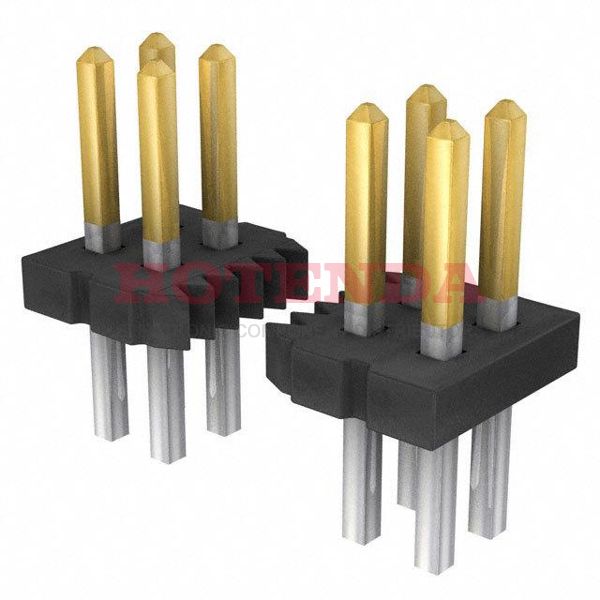 FTS-110-01-FM-D - Conn Unshrouded Header HDR 20 POS 1.27mm Solder ST Thru-Hole Tube