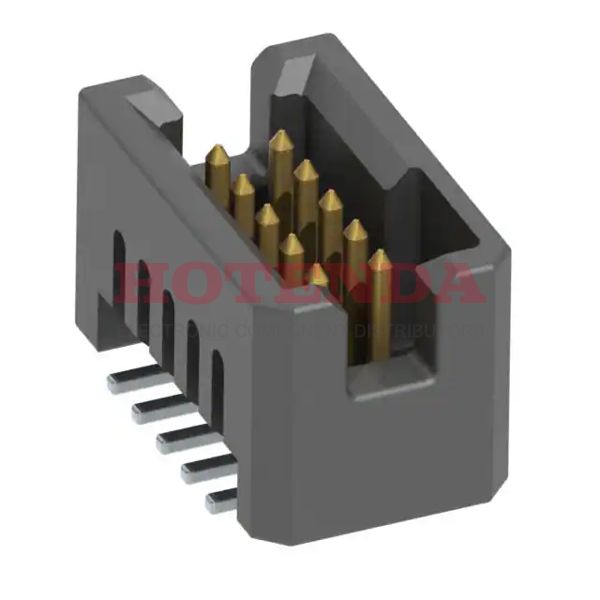 TFM-105-02-L-D-K - Conn Shrouded Header HDR 10 POS 1.27mm Solder ST SMD Tube