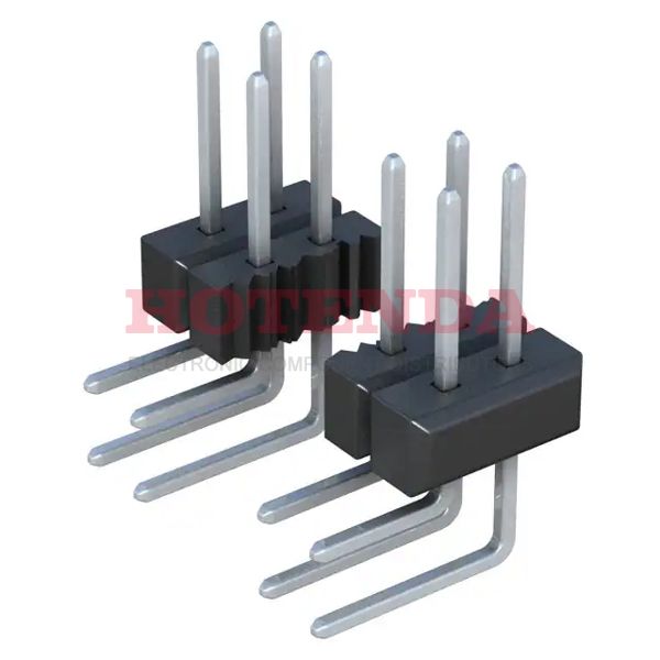 PEC29DBAN - CONN HEADER .100 DUAL R/A 58POS