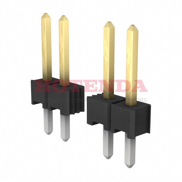 5-146277-8 - AMPMODU Mod II Series 1-Row Header, Breakaway Solder Copper Alloy Bulk Through Hole Gold Liquid Crystal Polymer (LCP) 8-Position Board to Board or Cable 0.090 2.29mm Height