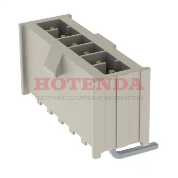 IPL1-106-01-L-S-RA-K - Conn Mini-Power Terminal Strip HDR 6 POS 2.54mm Solder RA Thru-Hole 6 Terminal 1 Port