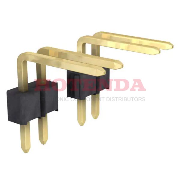 929550-01-13-I - Headers &amp; Wire Housings .100/.295 13 PIN HDR RT ANG