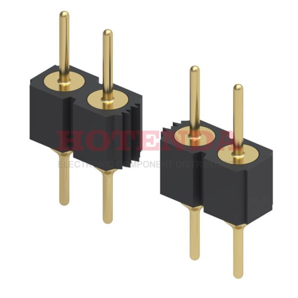 350-10-144-00-006000 - CONN HEADER 44POS .100 SGHT TAIL