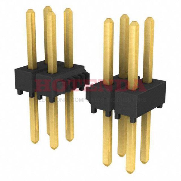 TSW-128-26-G-D - SAMTEC TSW-128-26-G-D Board-To-Board Connector, Vertical, TSW Series, 56 Contacts, Header, 2.54 mm, Through Hole, 2 Rows