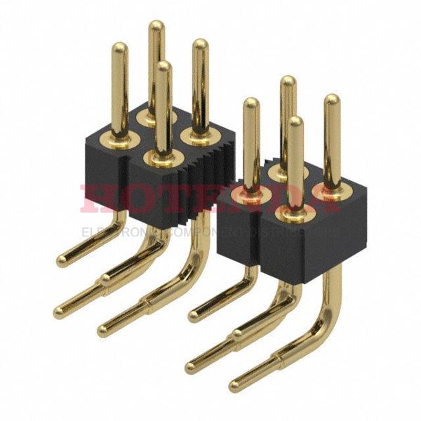 802-10-014-20-001000 - Conn Unshrouded Header HDR 14 POS 2.54mm Solder RA Thru-Hole