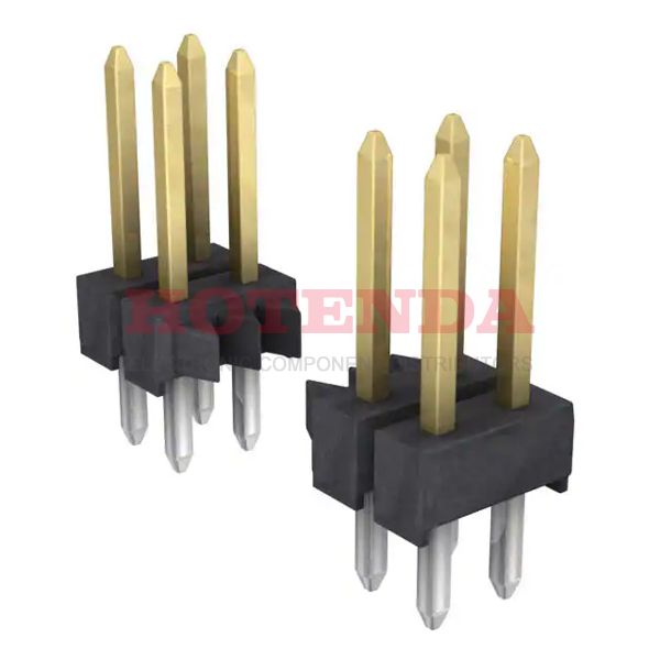 M20-9761342 - Headers &amp; Wire Housings 13+13 DIL VERTICAL PIN HEADER GOLD+TIN