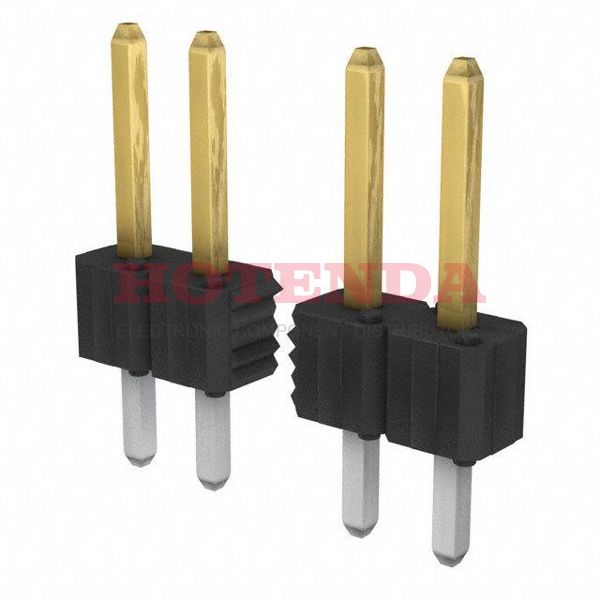 68001-214 - Conn Unshrouded Header HDR 14 POS 2.54mm Solder ST Thru-Hole Tube