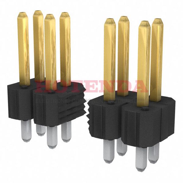 67996-144HLF - Headers &amp; Wire Housings 44P DR UNSHRD HRD .76 GOLD OVER NI