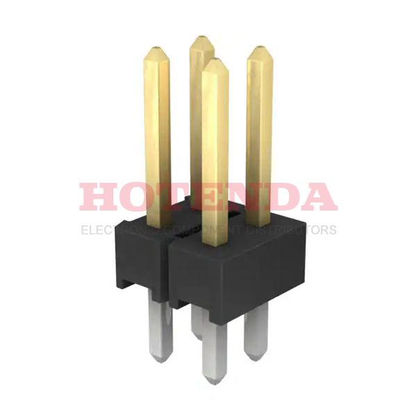 9-146257-0-02 - CONN HEADR BRKWAY .100 04POS STR