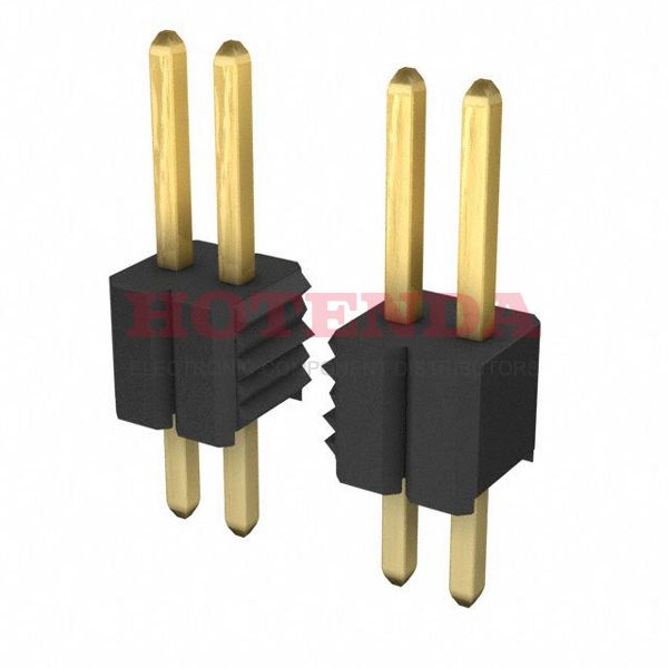 M52-040023V1045 - Headers &amp; Wire Housings Pin,2.54mm Tail,Vert SIL, 10P, Single Row