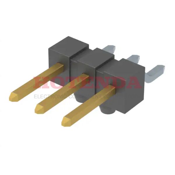 TSM-103-01-F-SH-A - Conn Unshrouded Header HDR 3 POS 2.54mm Solder RA SMD Tube