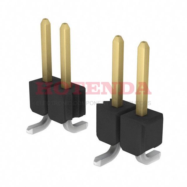 5-146129-6 - Headers &amp; Wire Housings 08 MODII HDR SR SFMNT B/A .100