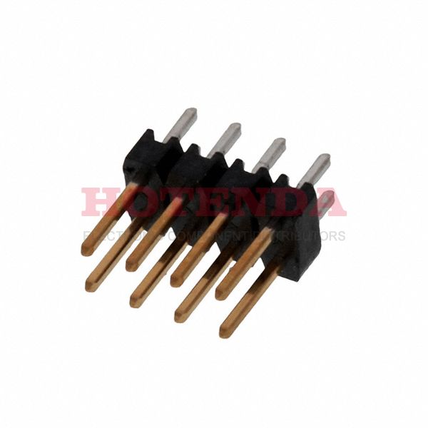 5-146256-4 - AMPMODU 8 Position 2.54 mm Dual Row Through-Hole Straight Breakaway Header